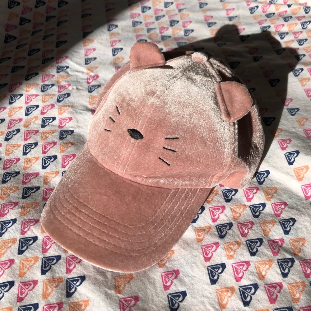 Torrid pink cat baseball hat size small